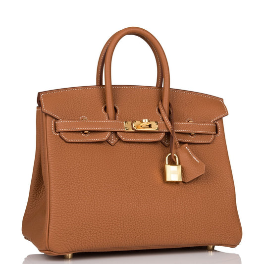 Hermes Birkin Togo Hardware Handbag Gold Travel Bag 45