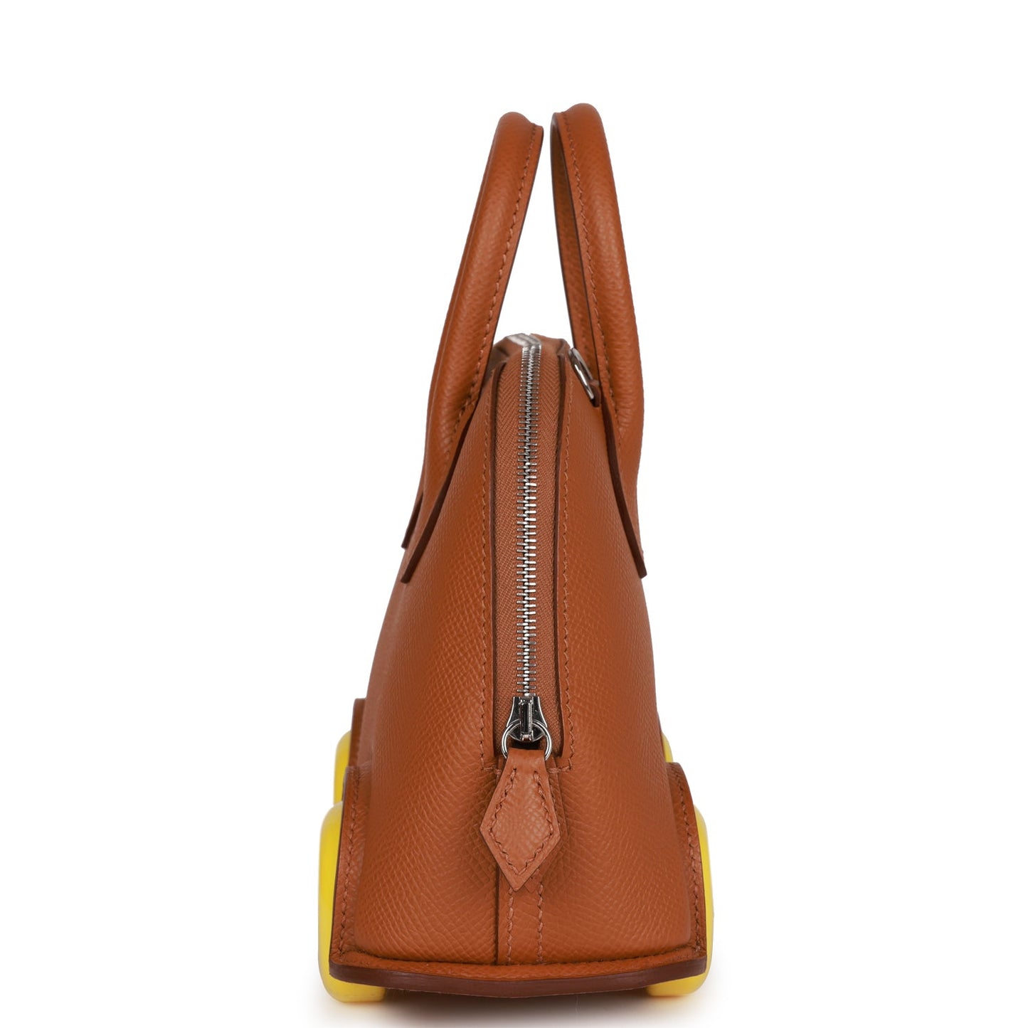 Hermes Limited Edition Bolide On Wheels Epsom Palladium Gold Shoes