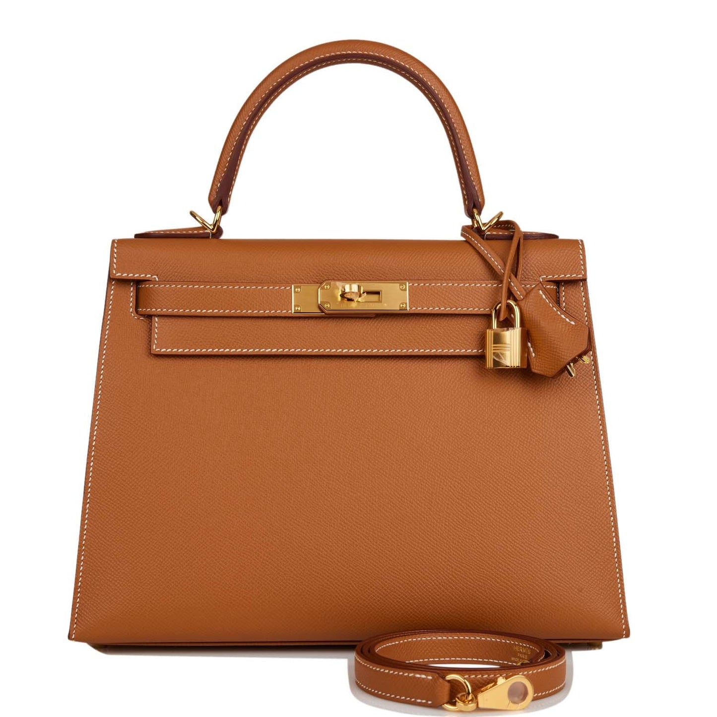 Hermes Kelly Sellier Epsom Hardware Handbag Gold Travel Bag Hardware 3