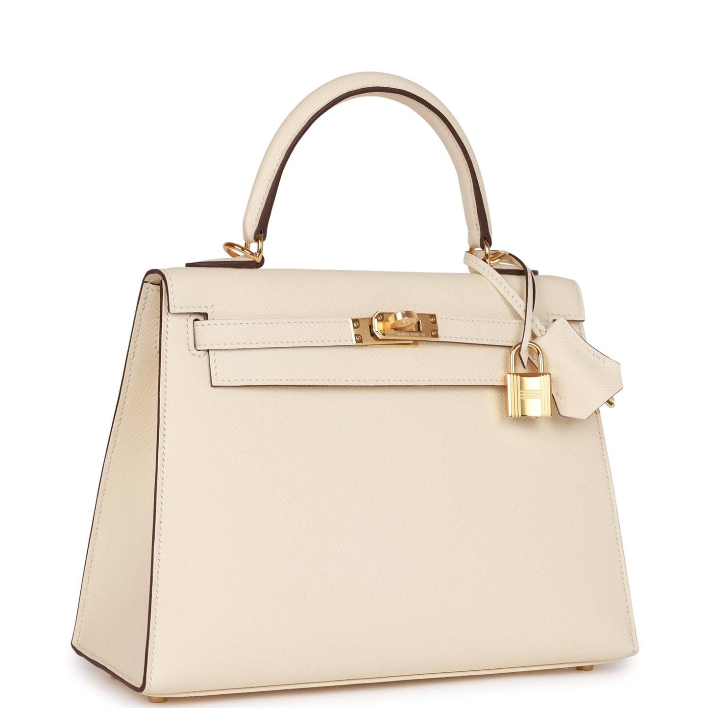 Hermes Kelly Ellier Nata Epsom Hardware Handbag Gold Travel Bag