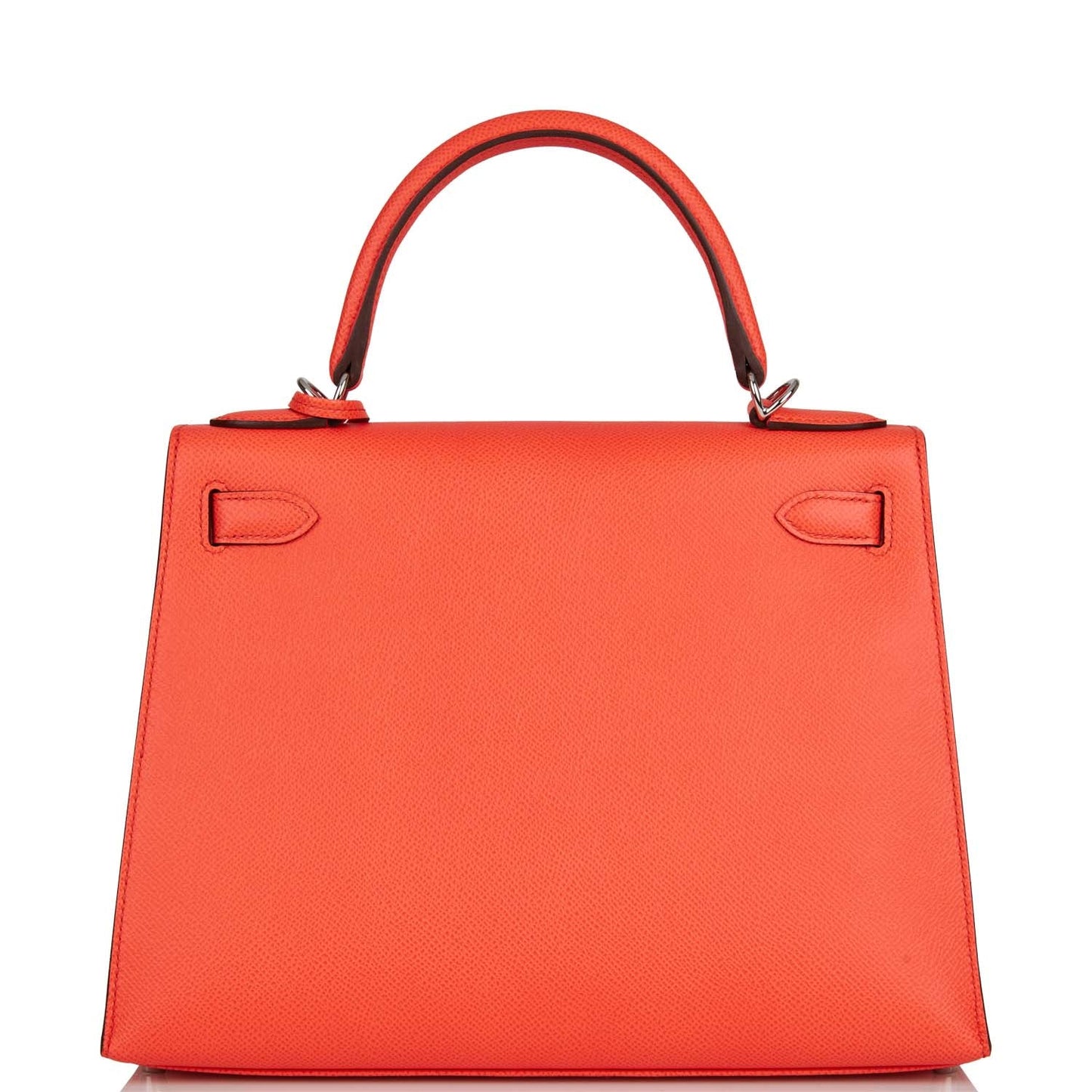 Hermes Kelly Sellier Rose Texas Epsom Palladium Hardware Travel Bag