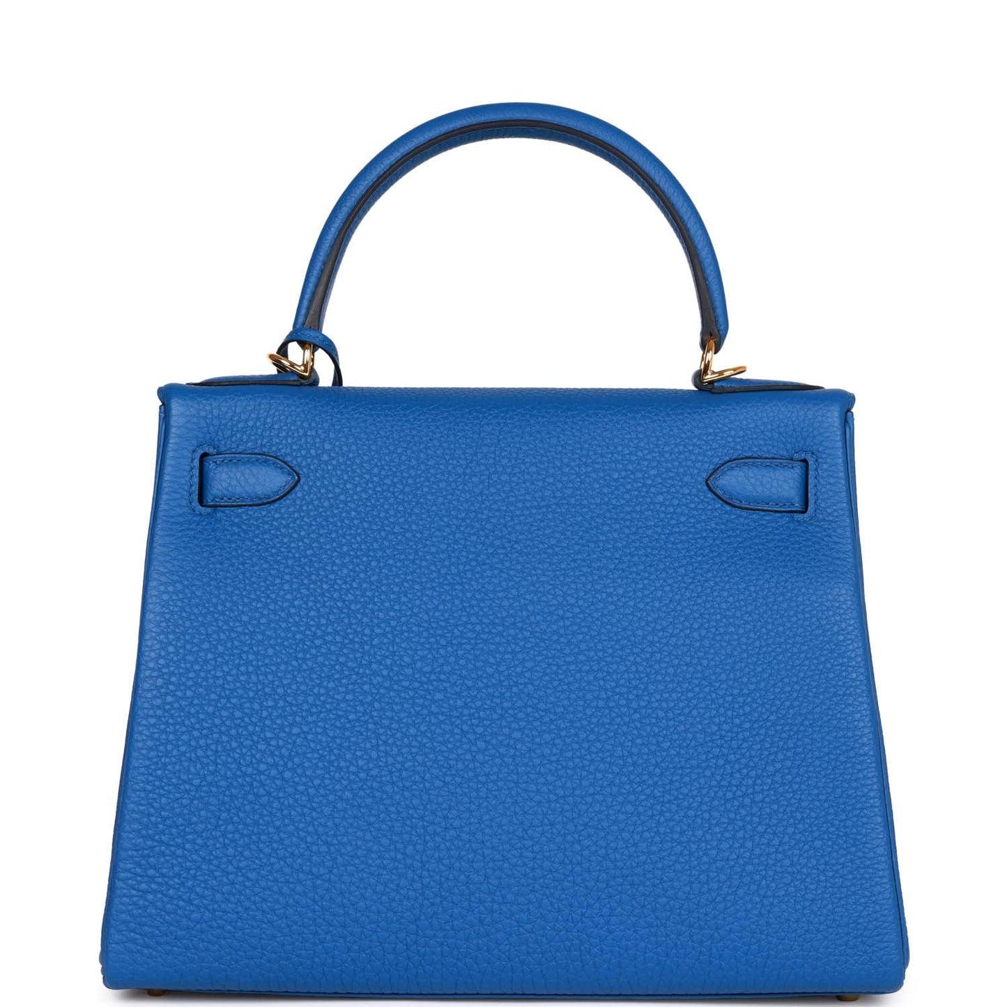 Hermes Kelly Retourne Bleu France Togo Hardware Handbag Gold Travel Bag