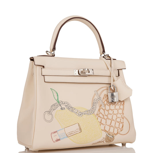 Hermes Kelly Retourne In Out Nata Swift Palladium Travel Bag