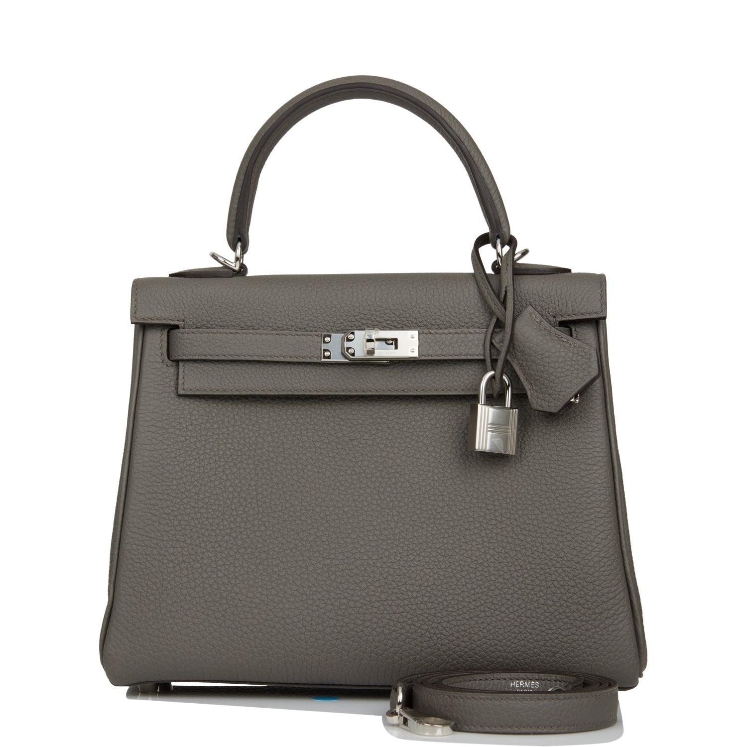 Hermes Kelly Retourne Etain Togo Palladium Hardware Handbag Travel Bag Payment 2
