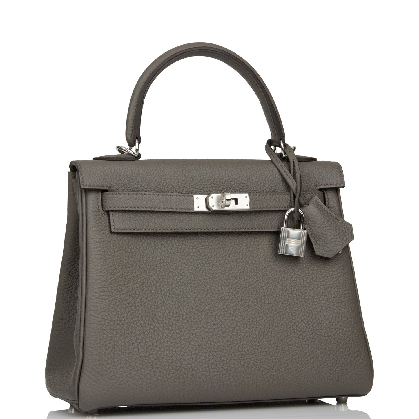 Hermes Kelly Retourne Etain Togo Palladium Hardware Handbag Travel Bag Hardware 1