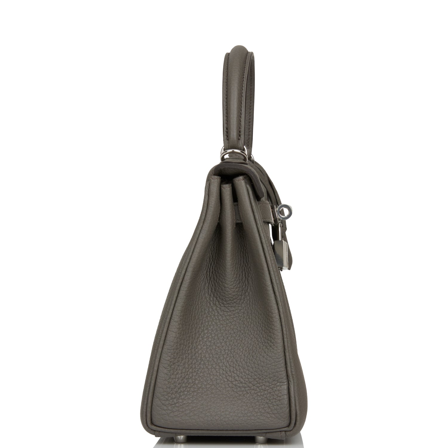 Hermes Kelly Retourne Etain Togo Palladium Hardware Handbag Travel Bag Hardware 1