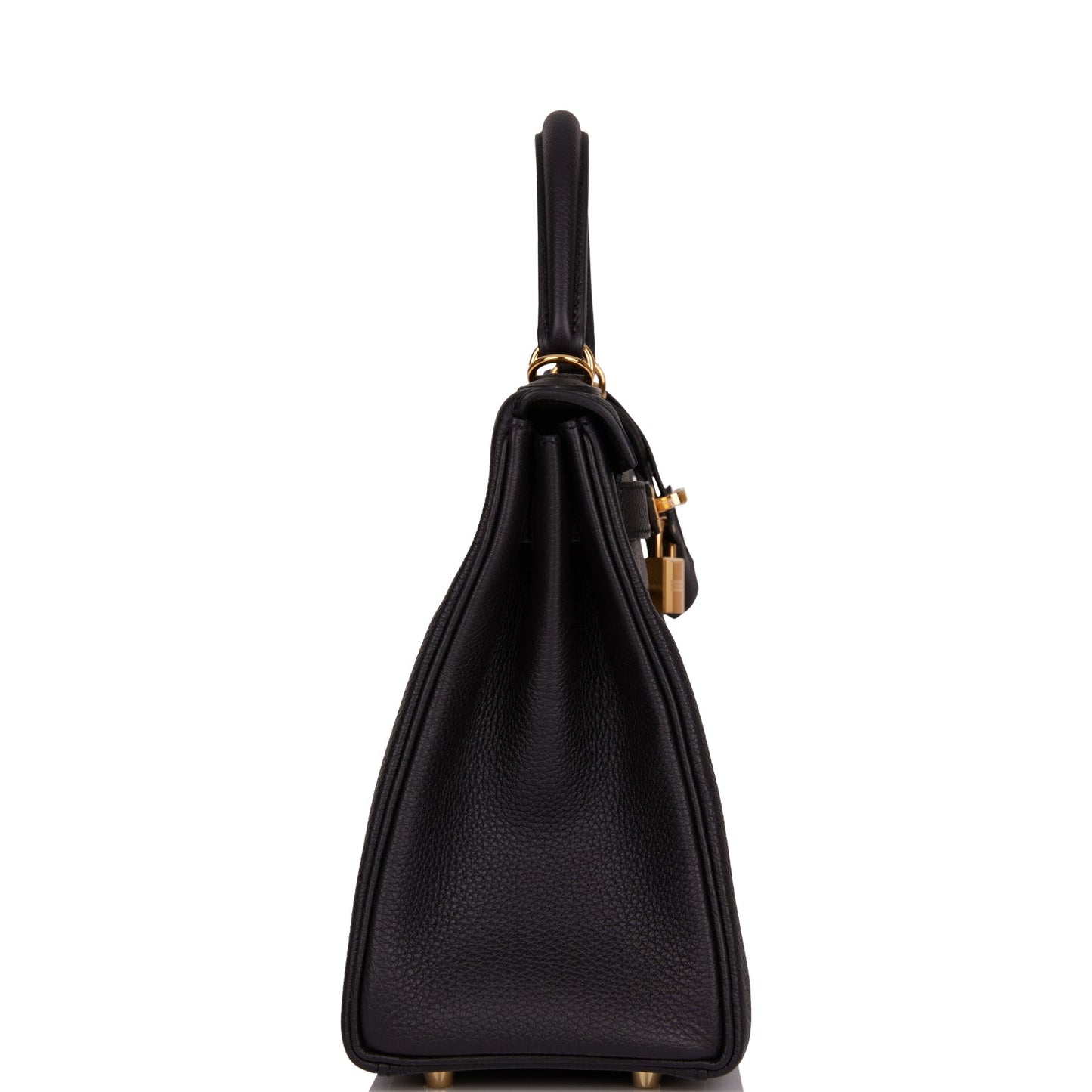 Hermes Kelly Retourne Togo Hardware Handbag Black Gold Travel Bag Hardware 2