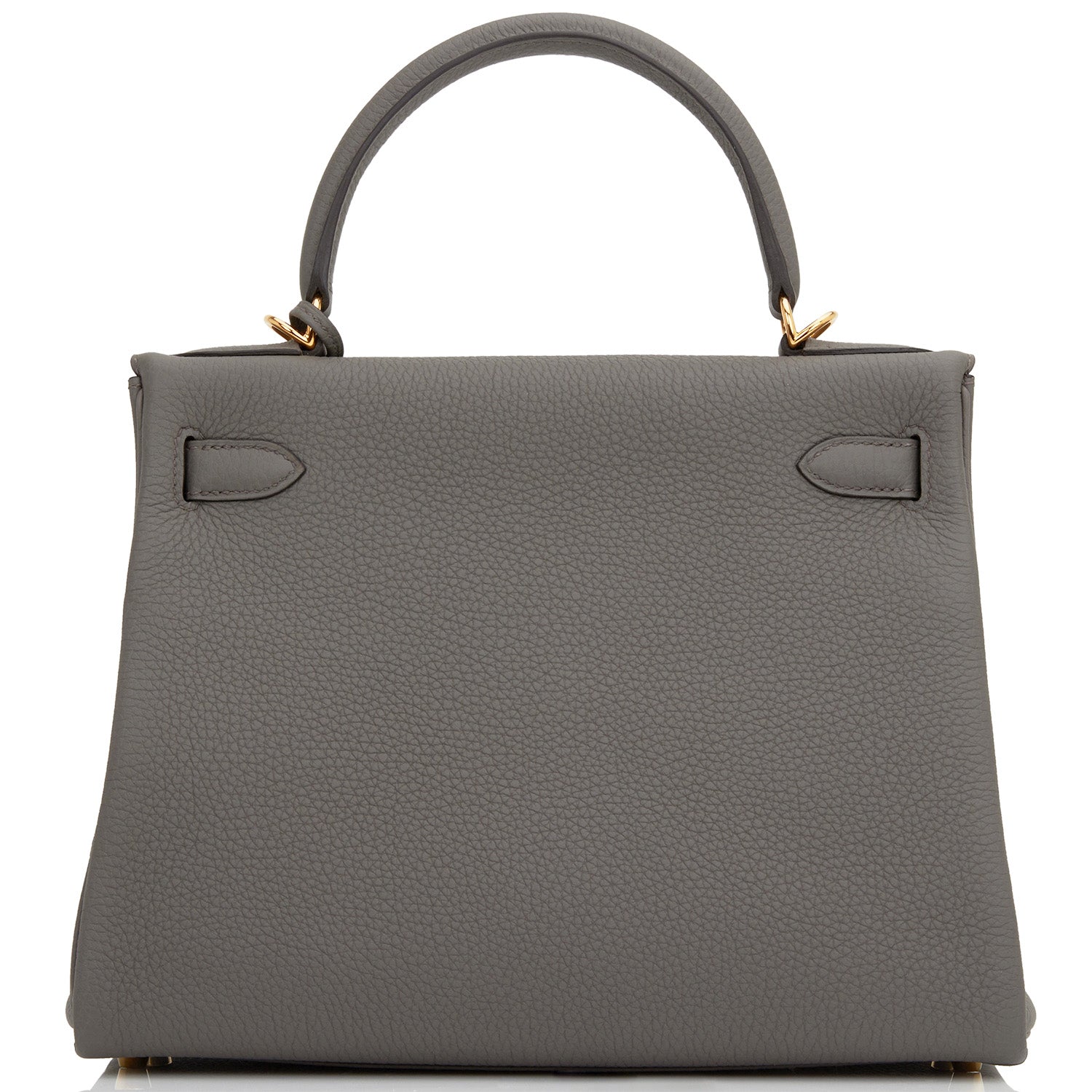 Hermes Kelly Retourne Etain Togo Hardware Handbag Gold Travel Bag