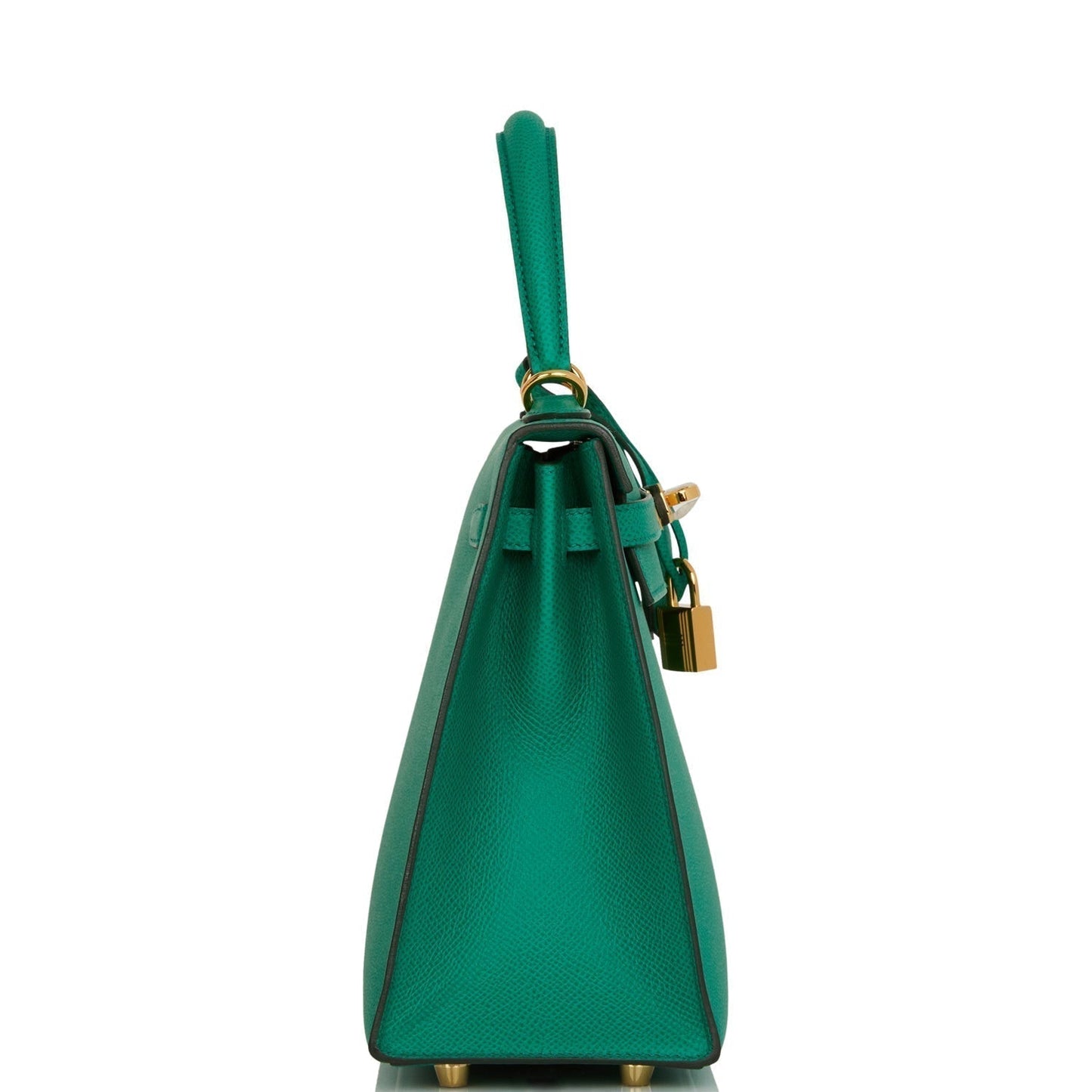 Hermes Kelly Sellier Vert Jade Epsom Hardware Handbag Gold Travel Bag Hardware 1