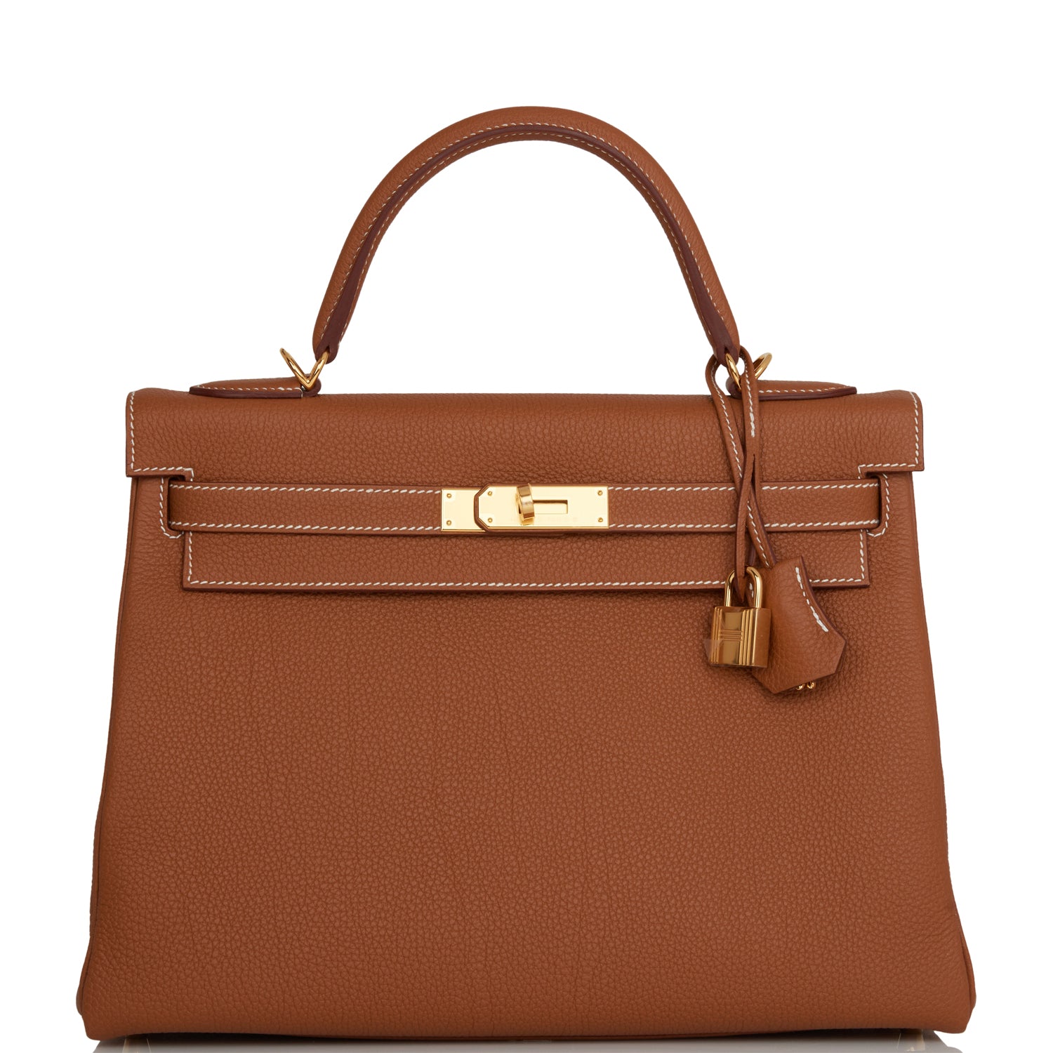 Hermes Kelly Retourne Togo Hardware Handbag Gold Travel Bag Hardware 1