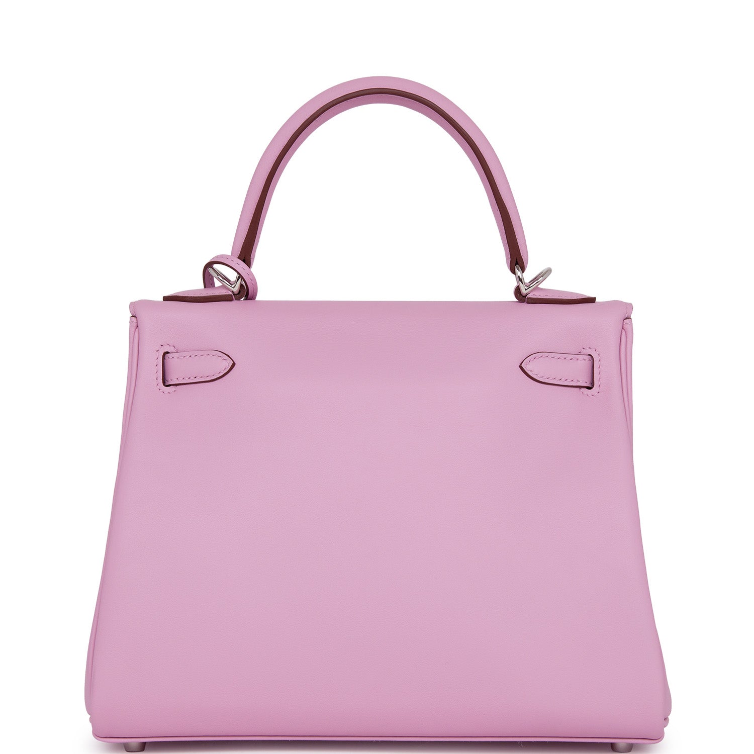 Hermes Kelly Retourne Mauve Sylvestre Swift Palladium Hardware Travel Bag Palladium Hardware