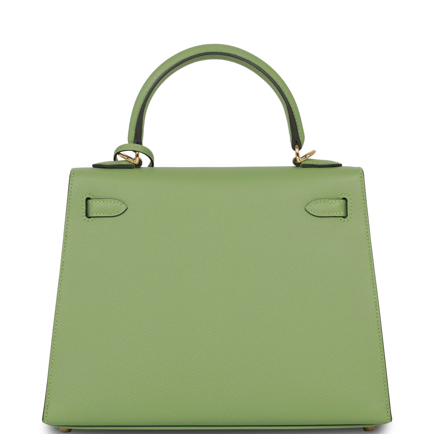 Hermes Kelly Sellier Vert Criquet Epsom Hardware Handbag Gold Travel Bag Hardware 4