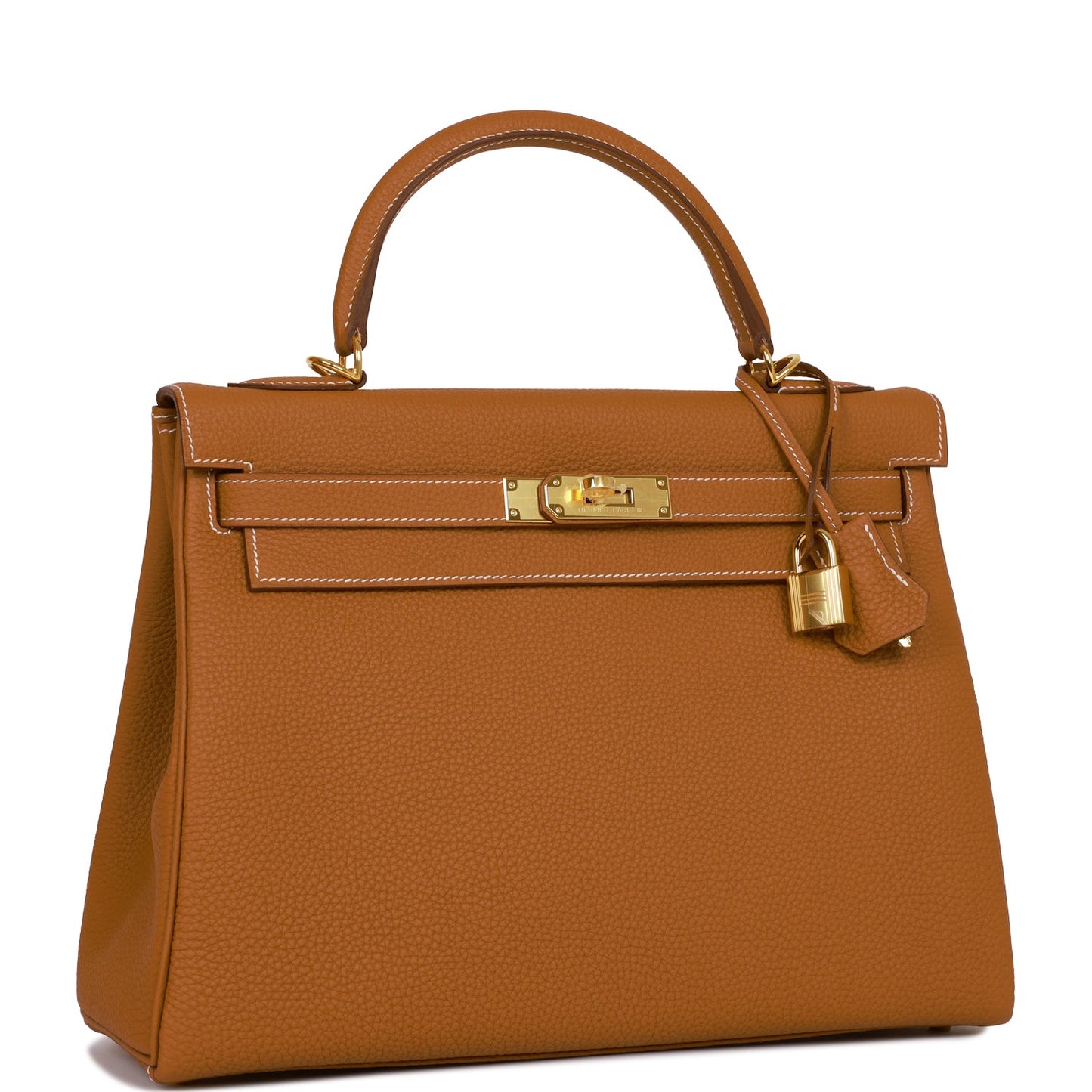 Hermes Kelly Retourne Togo Hardware Handbag Gold Travel Bag Hardware 2