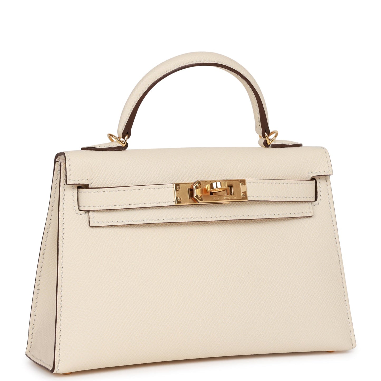 Hermes Kelly Sellier Nata Epsom Hardware Handbag Gold Travel Bag 4