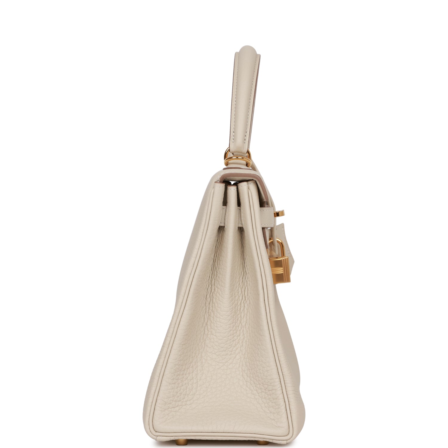 Hermes Kelly Retourne Craie Togo Hardware Handbag Gold Travel Bag Hardware 2