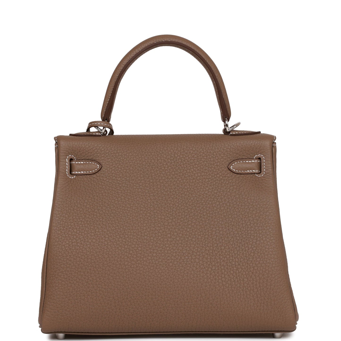 Hermes Kelly Retourne Etoupe Togo Palladium Hardware Handbag Travel Bag 3