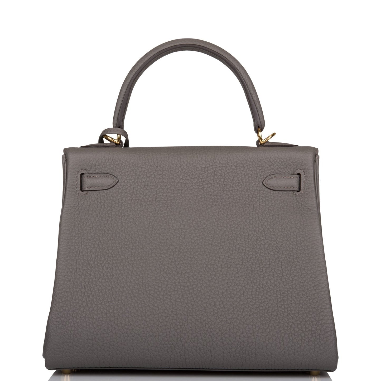 Hermes Kelly Retourne Etain Togo Hardware Handbag Gold Travel Bag 4