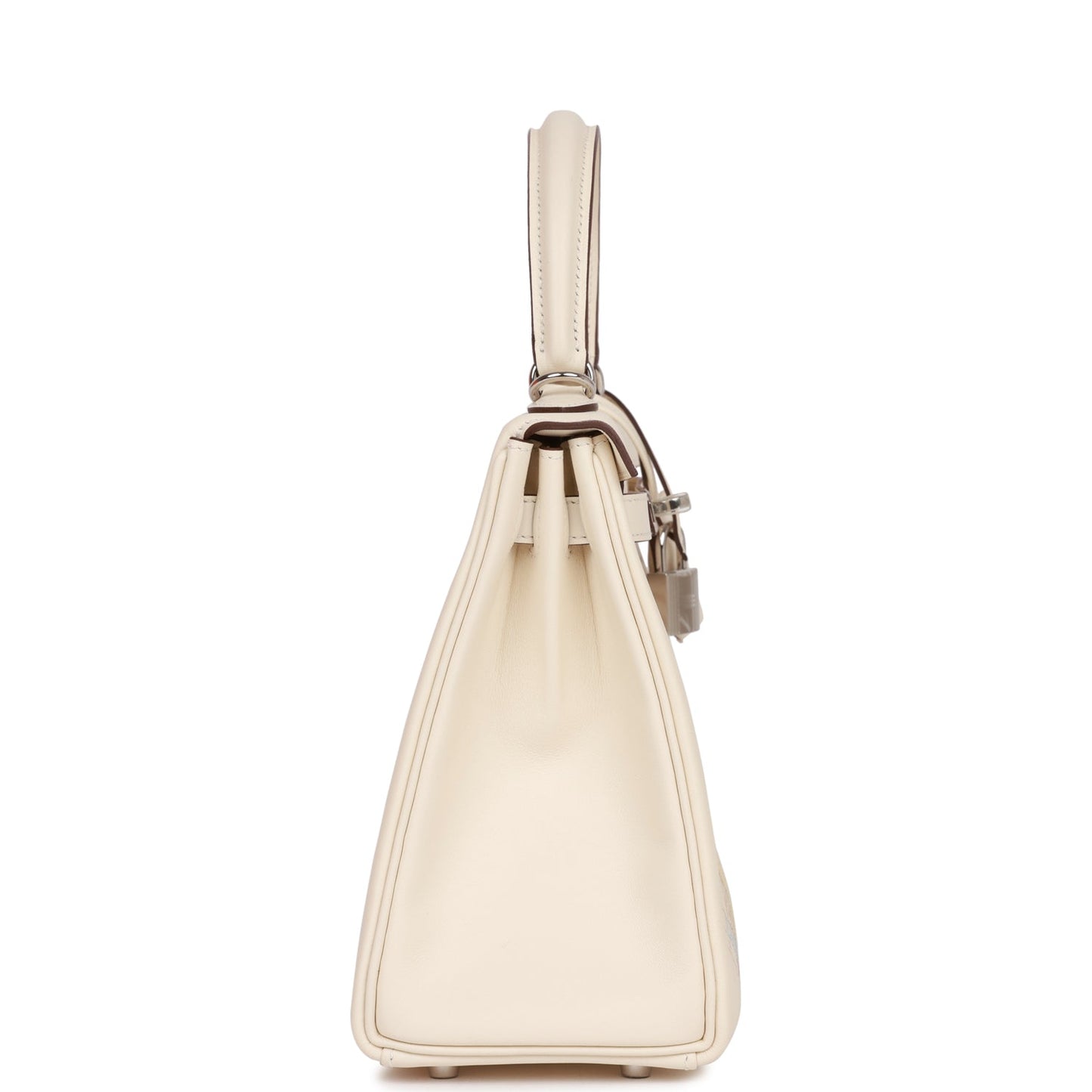 Hermes Kelly Retourne In Out Nata Swift Palladium Hardware Travel Bag
