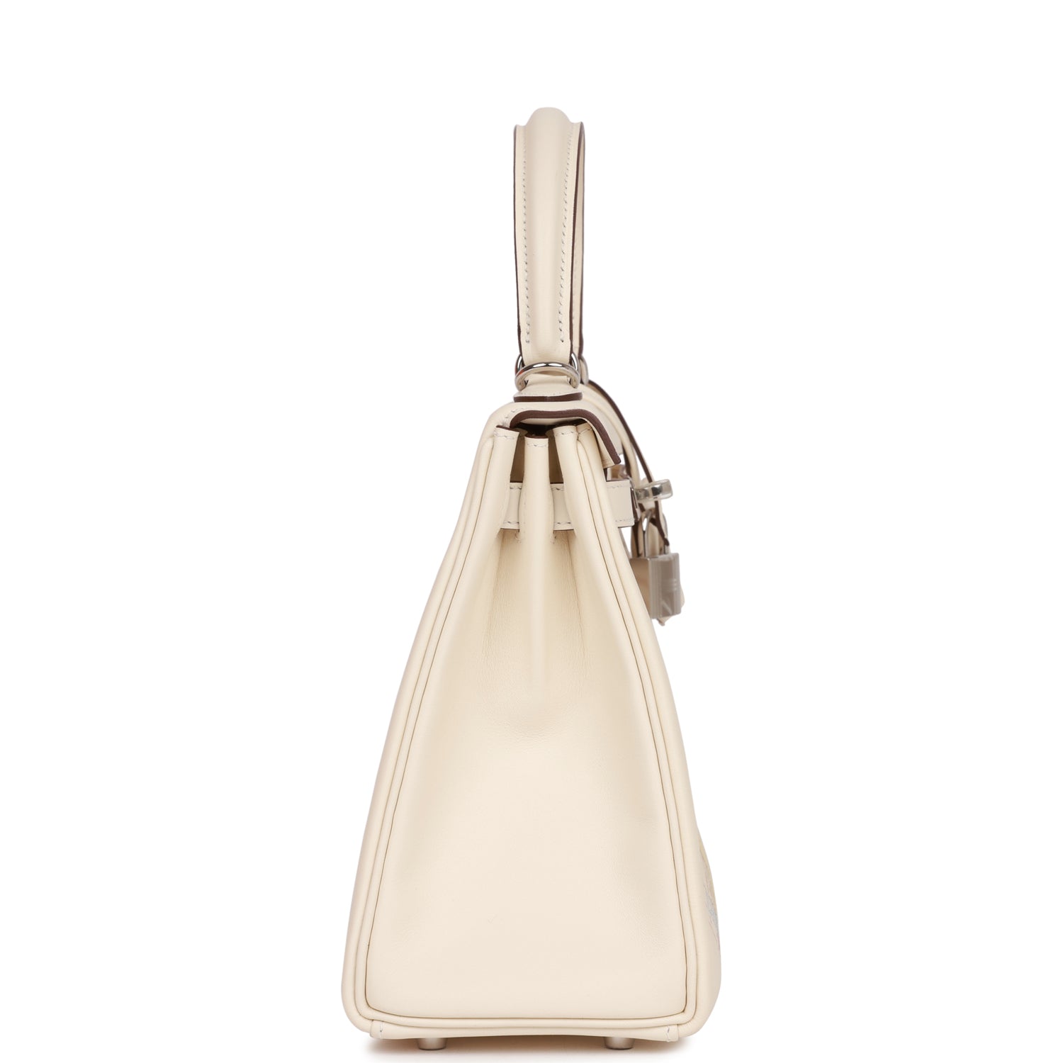 Hermes Kelly Retourne In Out Nata Swift Palladium Hardware Travel Bag