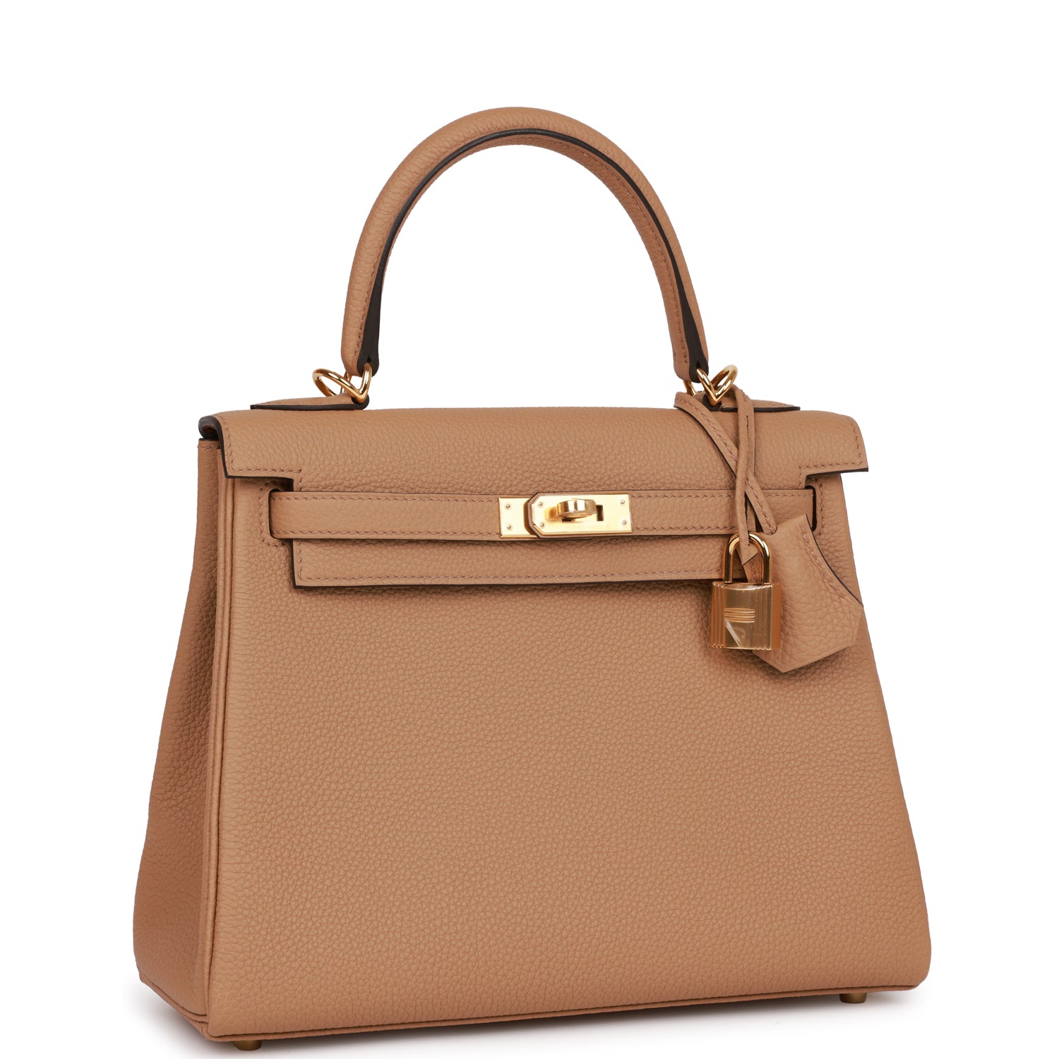 Hermes Kelly Retourne Chai Togo Hardware Handbag Gold Travel Bag