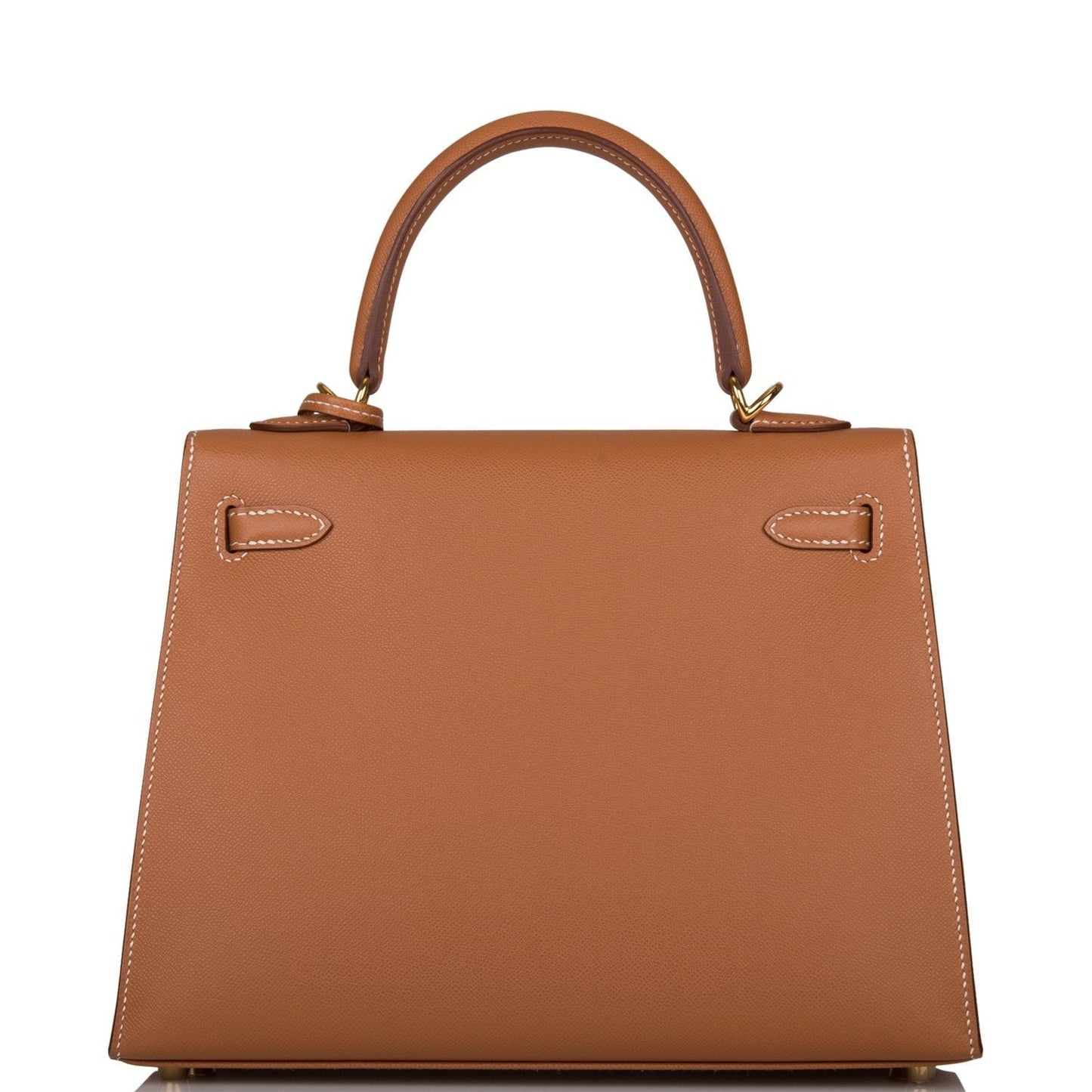 Hermes Kelly Sellier Epsom Hardware Handbag Gold Travel Bag 16