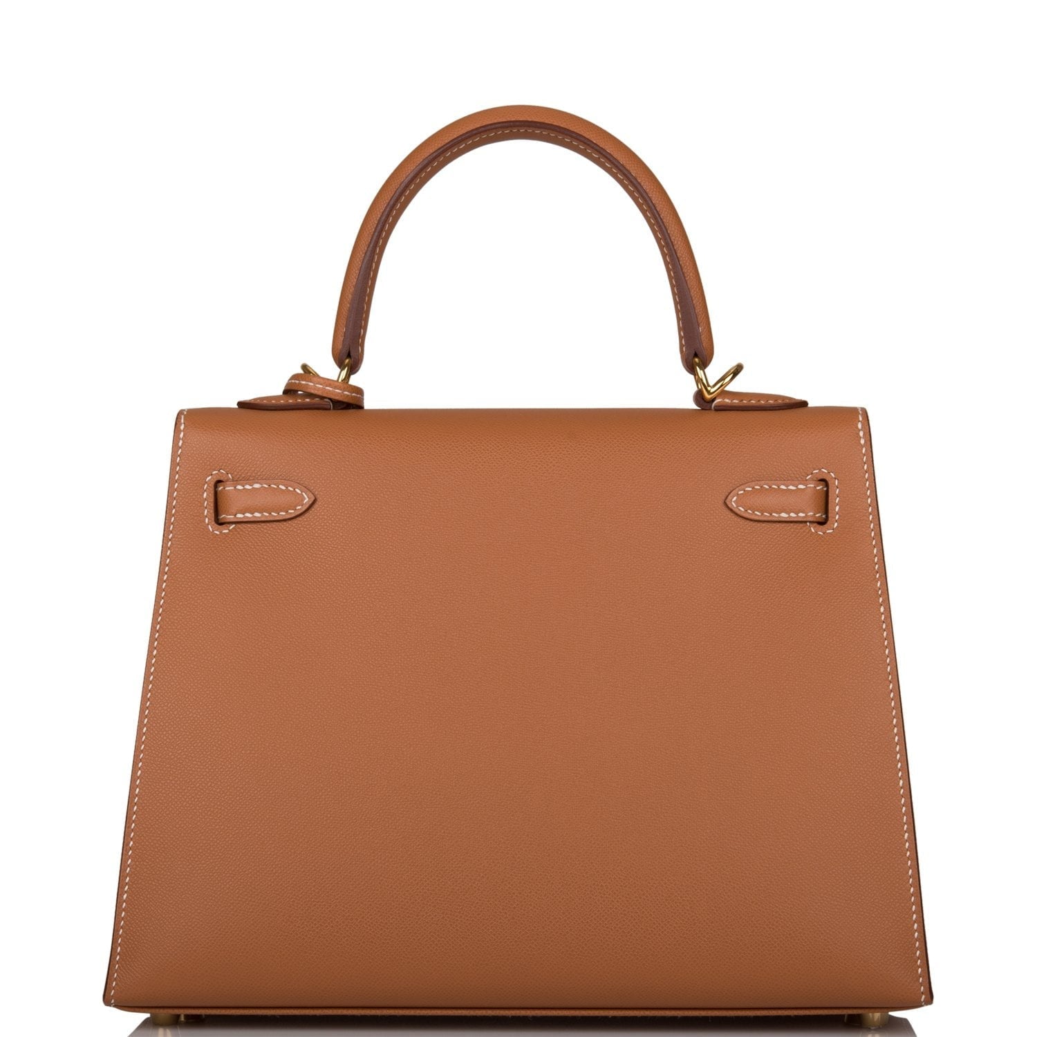 Hermes Kelly Sellier Epsom Hardware Handbag Gold Travel Bag 16