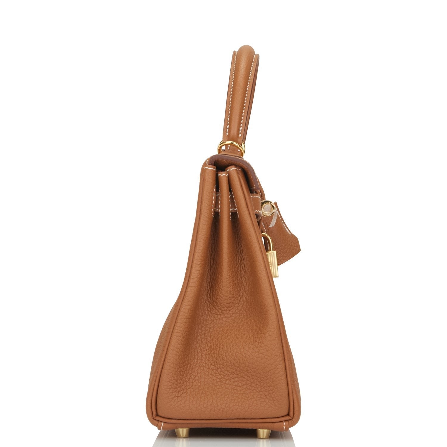 Hermes Kelly Retourne Togo Hardware Handbag Gold Travel Bag 9