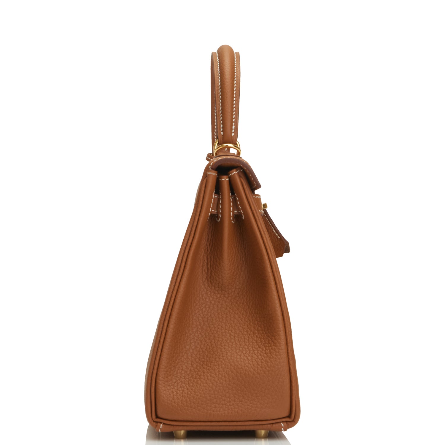 Hermes Kelly Retourne Togo Hardware Handbag Gold Travel Bag 10