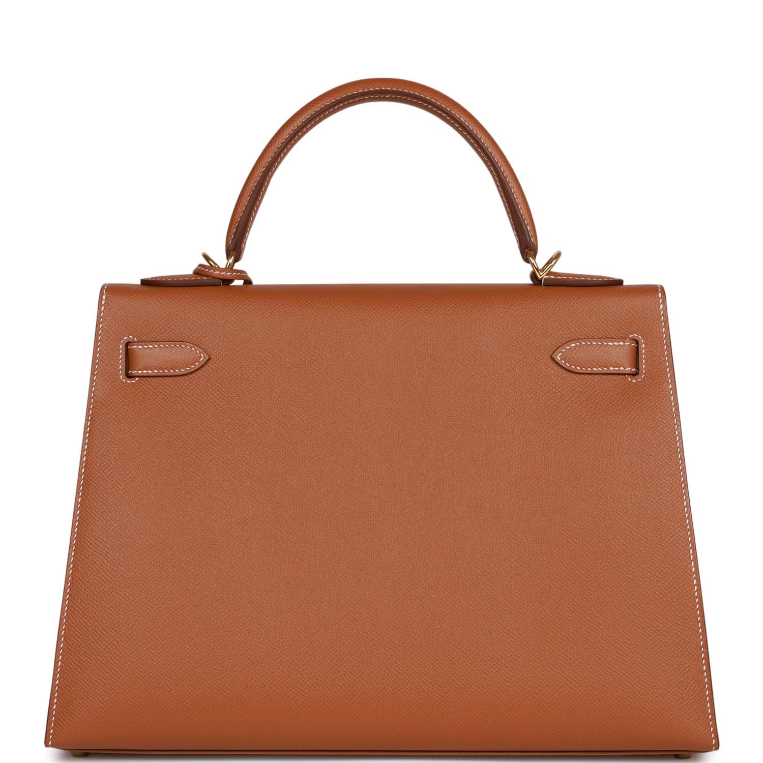 Hermes Kelly Sellier Epsom Hardware Handbag Gold Travel Bag Hardware 1