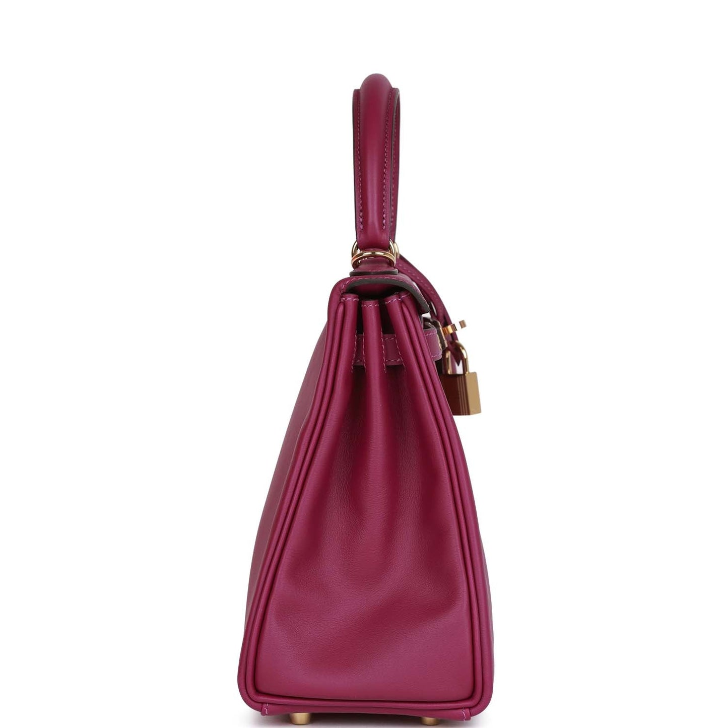 Hermes Kelly Retourne Anemone Swift Permabrass Hardware Handbag Travel Bag