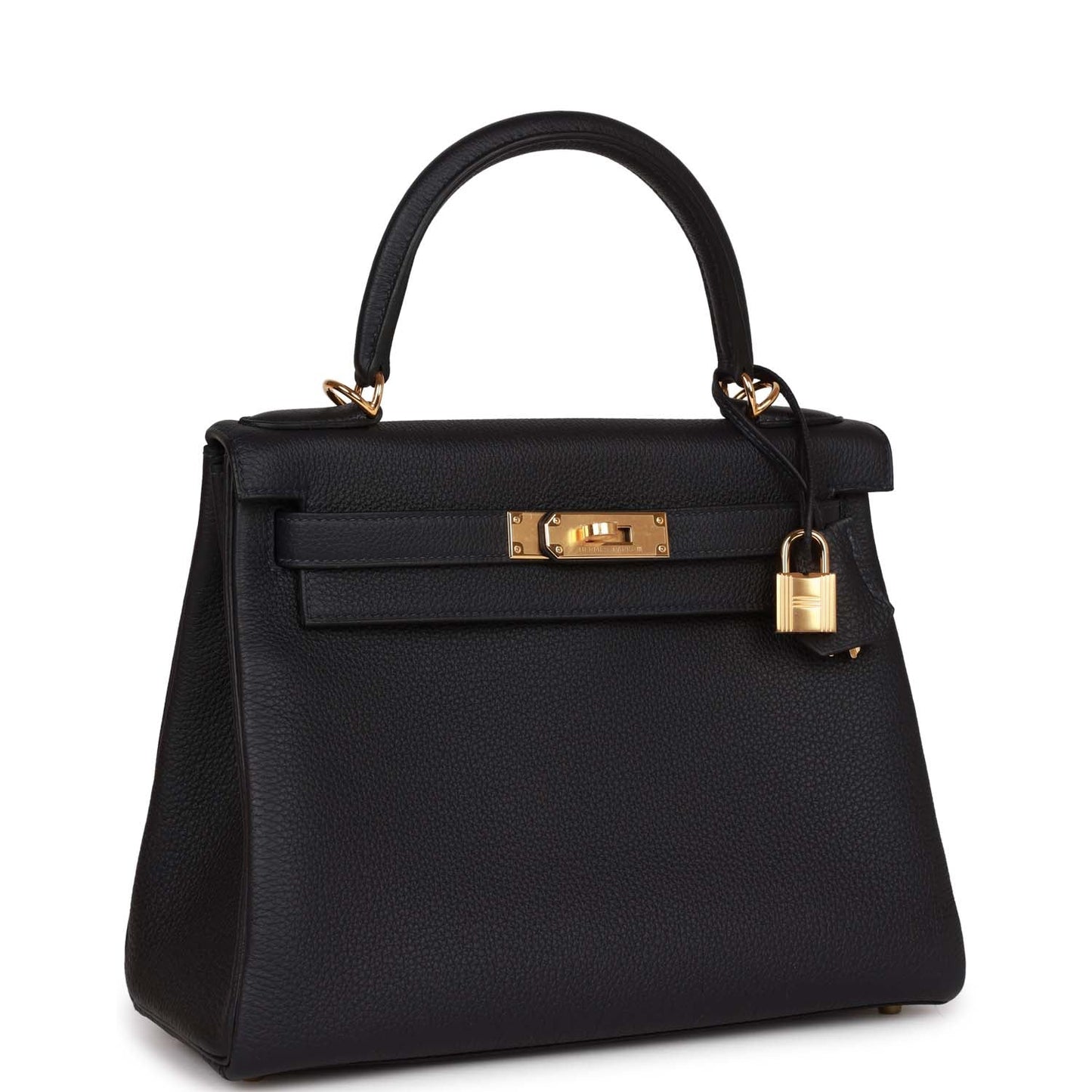 Hermes Kelly Retourne Caban Togo Hardware Shoulder Bag Gold