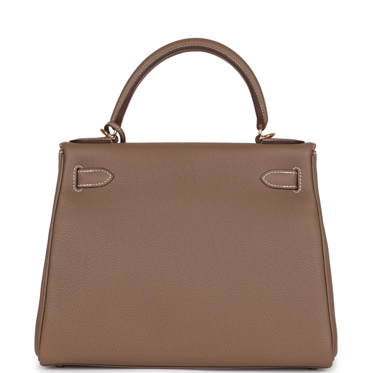 Hermes Kelly Retourne Etoupe Togo Hardware Handbag Gold Travel Bag Hardware 1