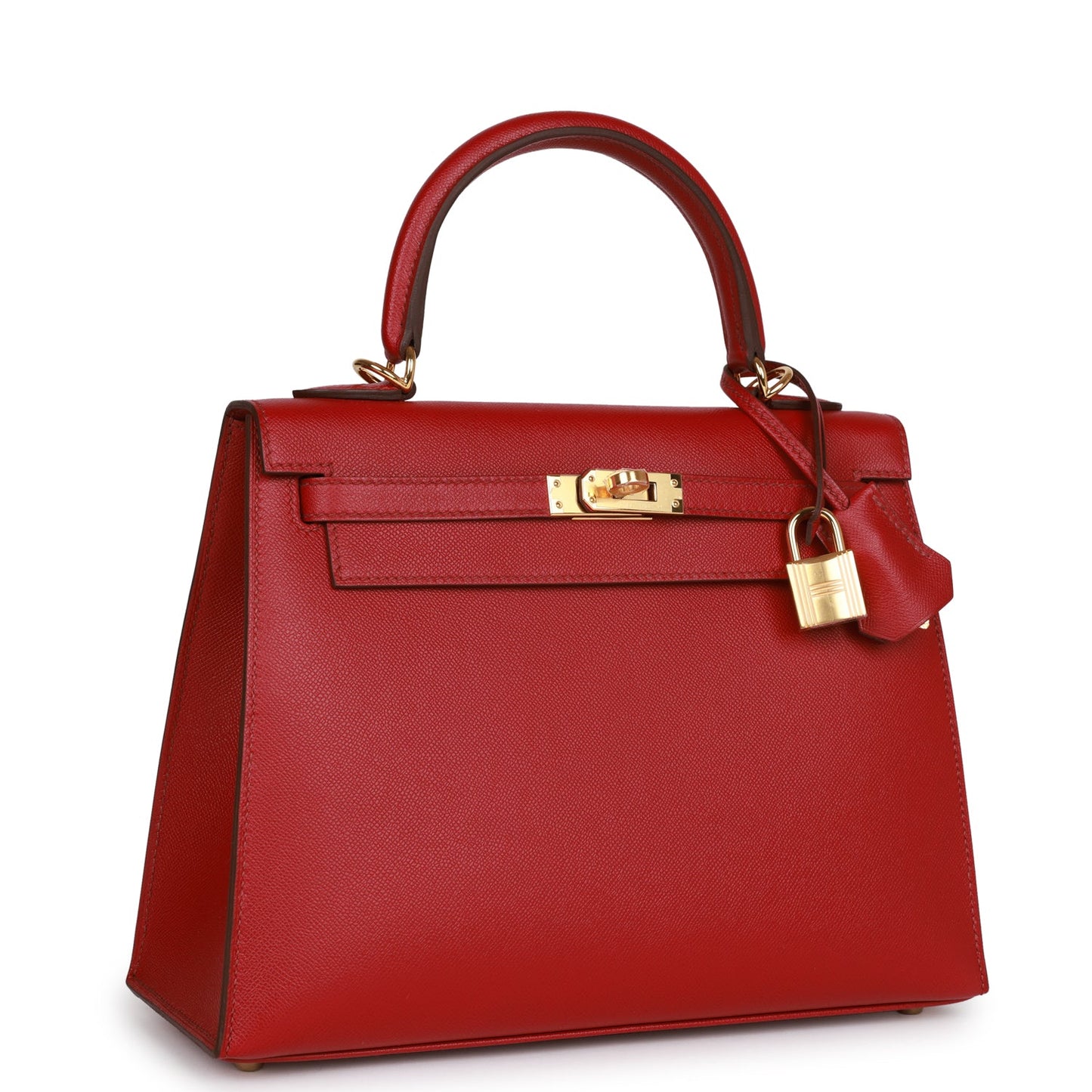 Hermes Kelly Sellier Rubis Madame Hardware Handbag Gold Travel Bag