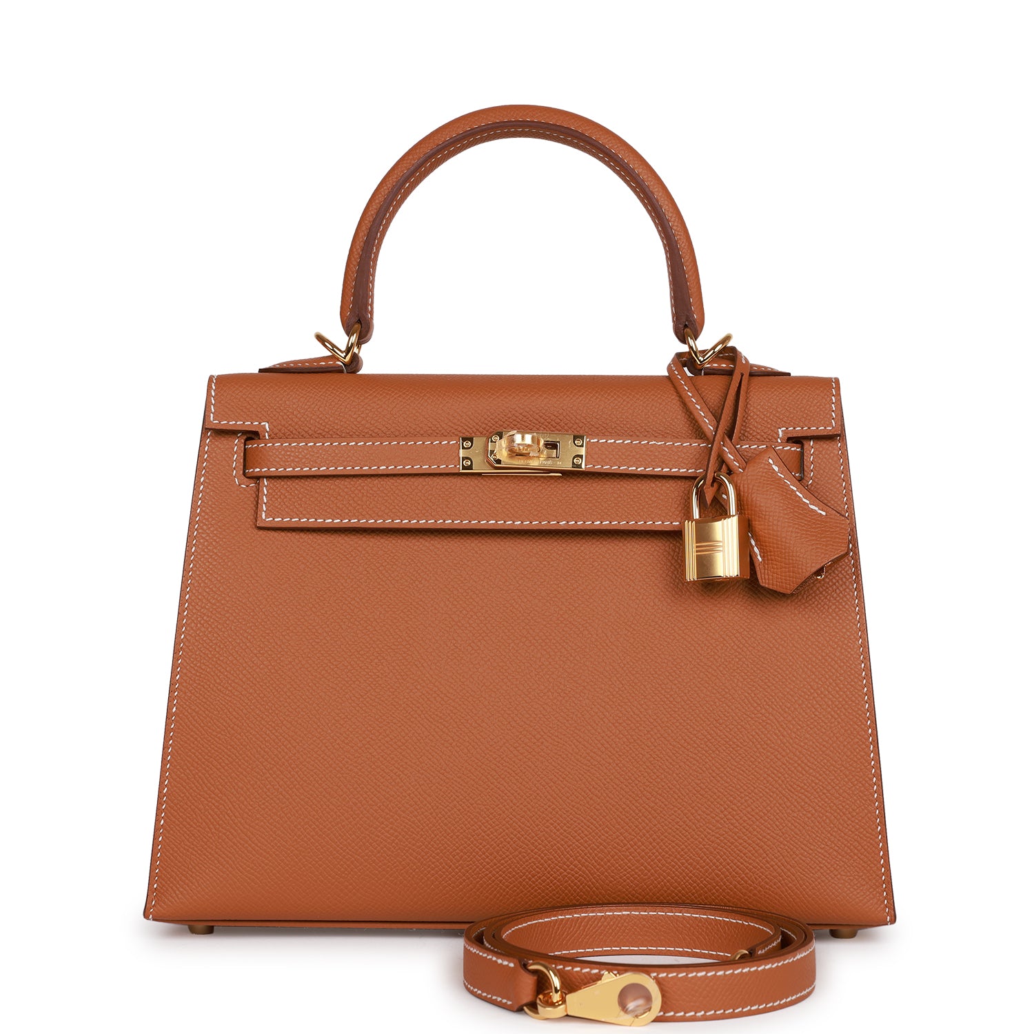 Hermes Kelly Sellier Epsom Hardware Handbag Gold Travel Bag Hardware 11