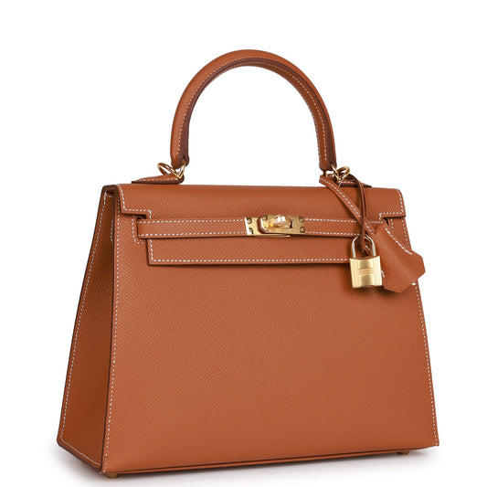 Hermes Kelly Sellier Epsom Hardware Handbag Gold Travel Bag Hardware 11