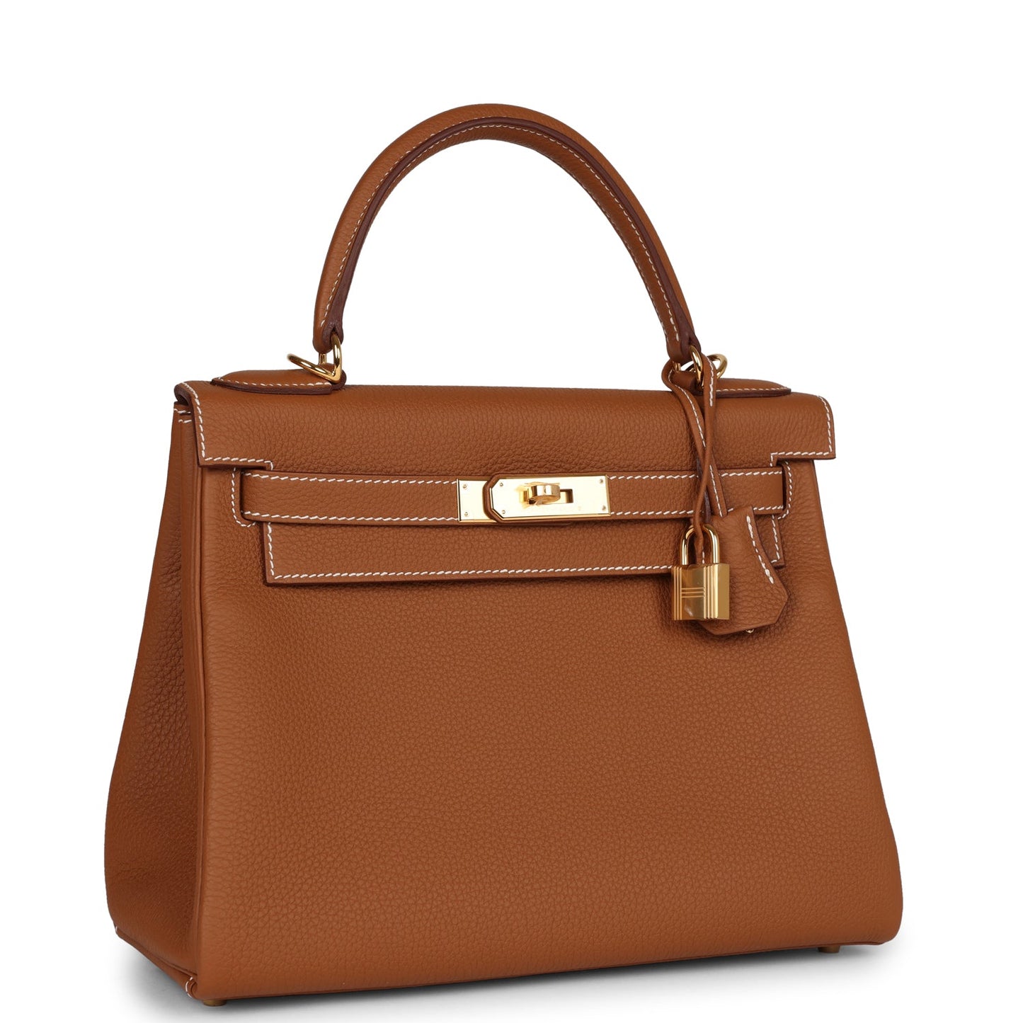Hermes Kelly Retourne Togo Hardware Handbag Gold Travel Bag 7