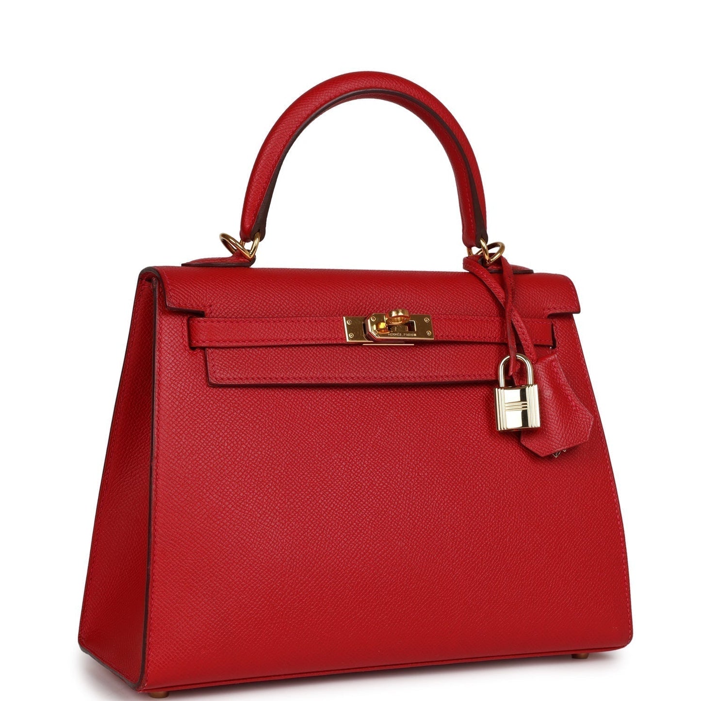 Hermes Kelly Sellier Rouge Cas Ue Epsom Hardware Gold Travel Bag Hardware 1