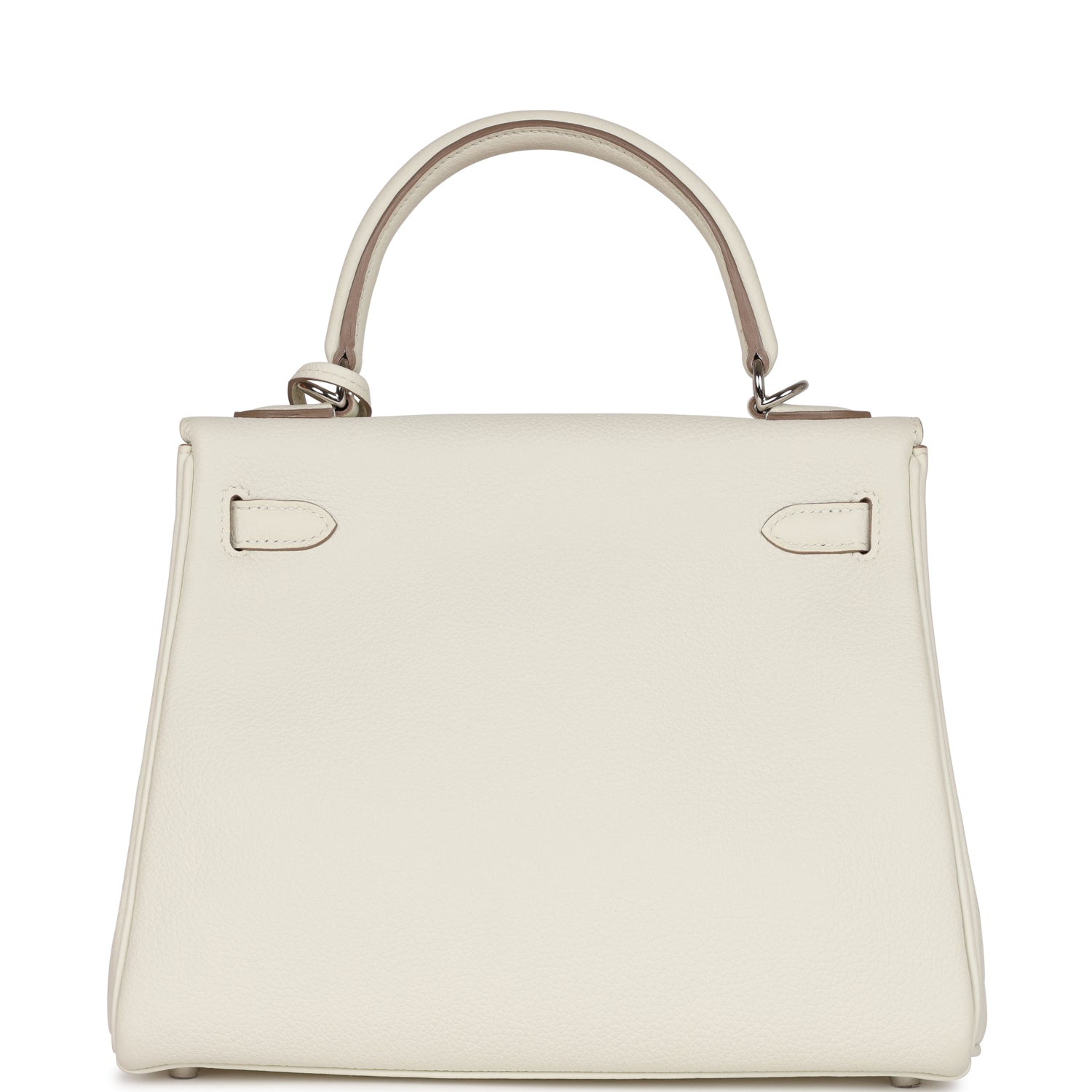 Hermes Kelly Retourne Mushroom Togo Palladium Hardware Handbag Travel Bag Gold Hardware