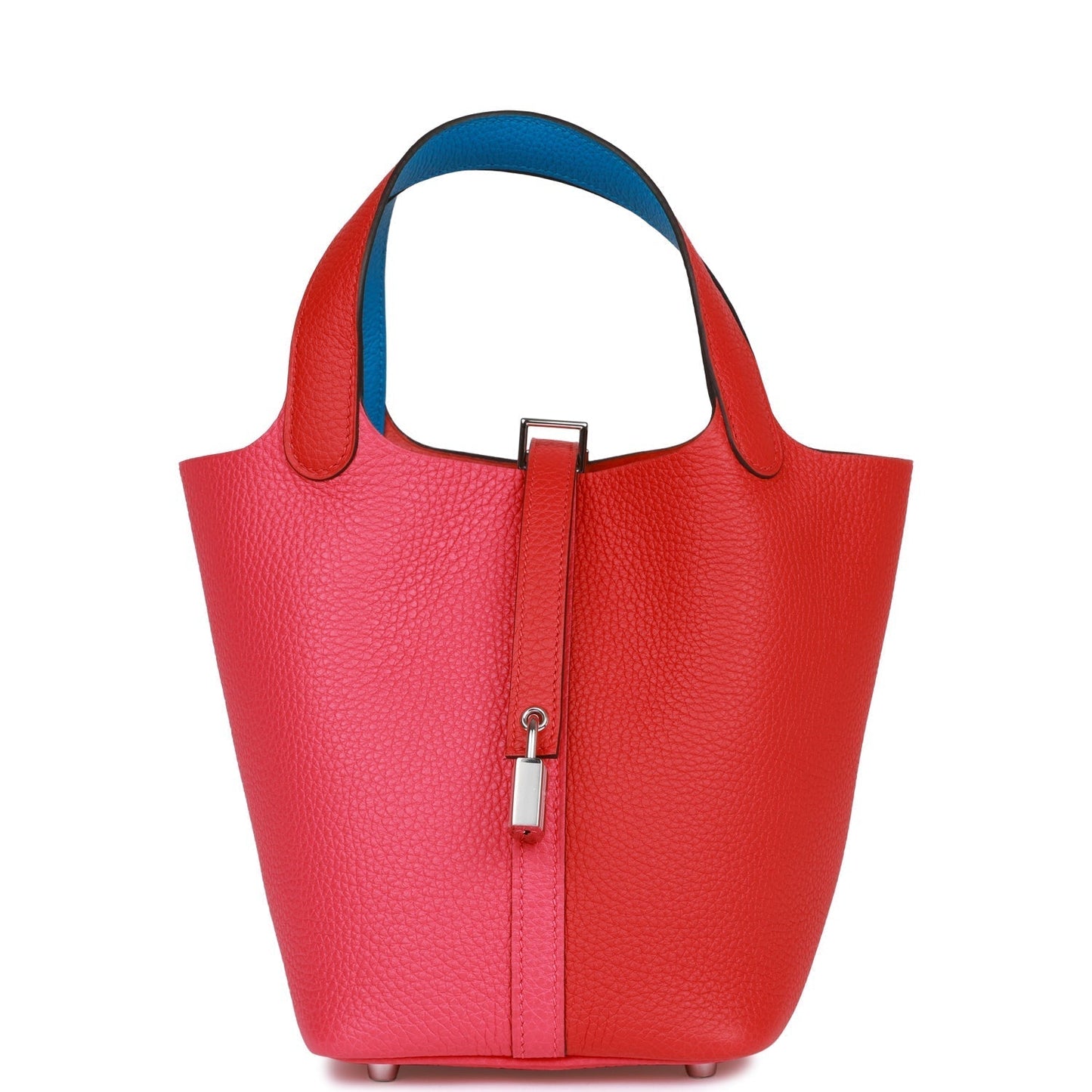Hermes Picotin Lock Cas Ue Rouge De Coeur Travel Bag