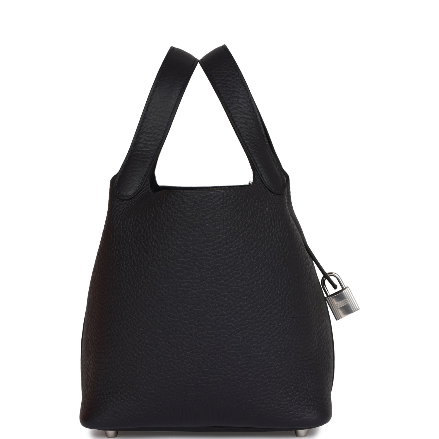 Hermes Picotin Lock Caban Clemence Palladium Hardware Handbag Travel Bag