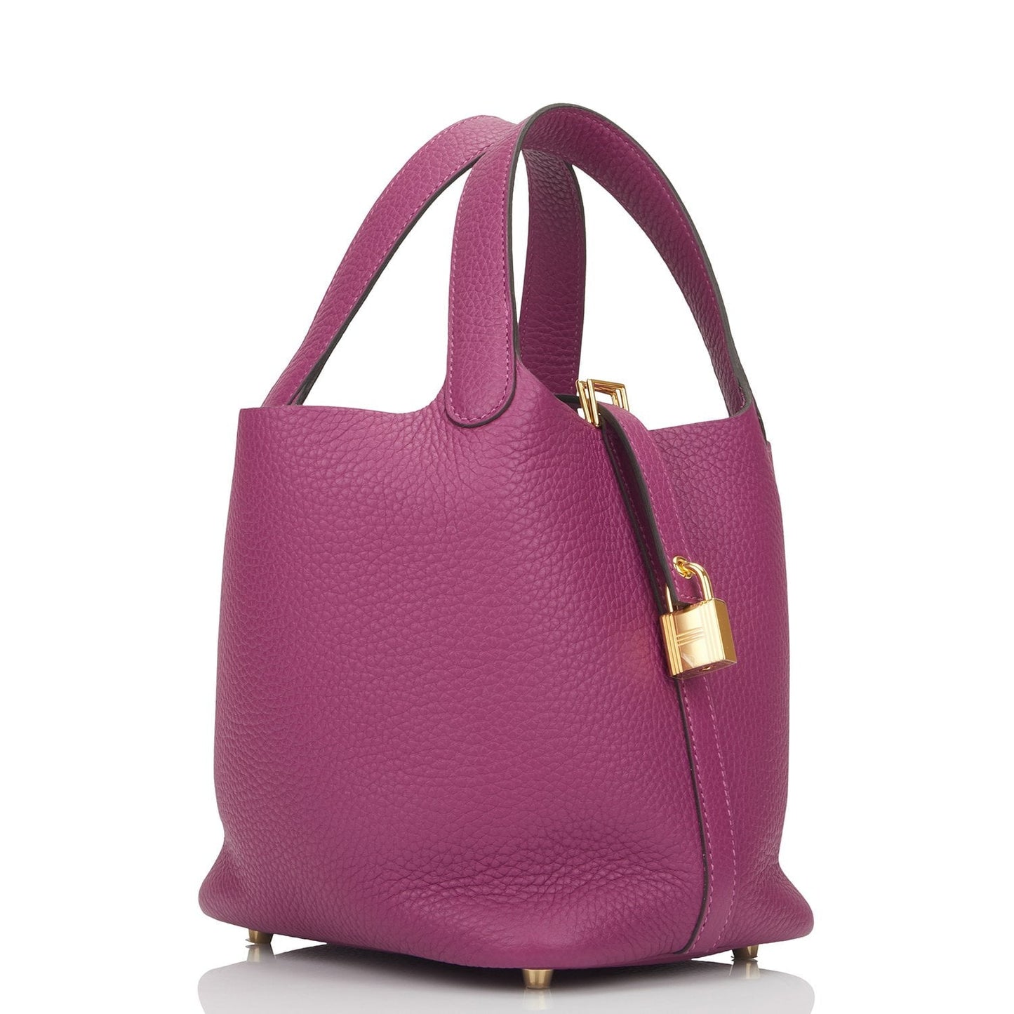 Hermes Picotin Lock Anemone Clemence Hardware Handbag Gold Travel Bag