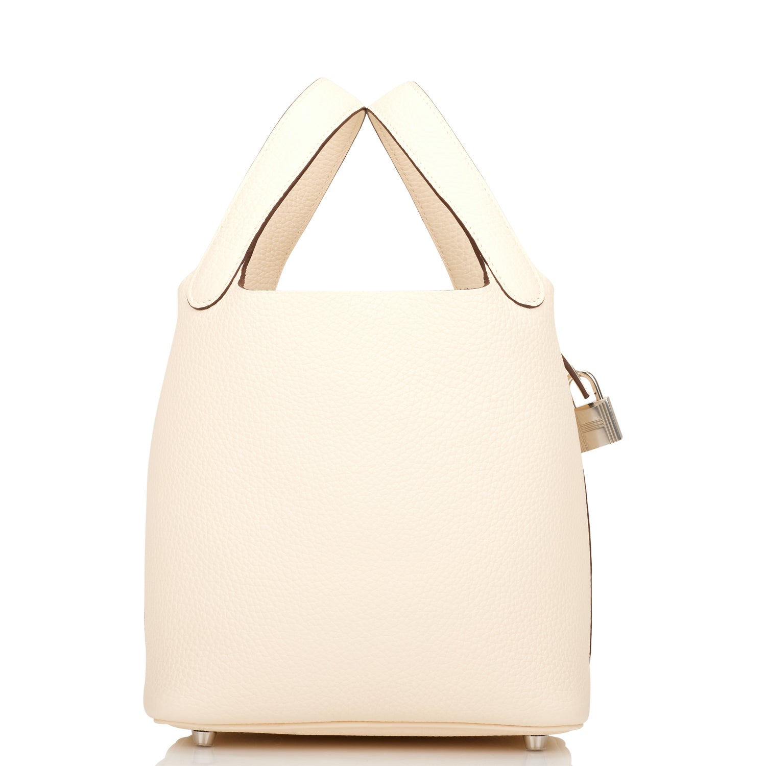 Hermes Picotin Nata Clemence Palladium Hardware Handbag Travel Bag