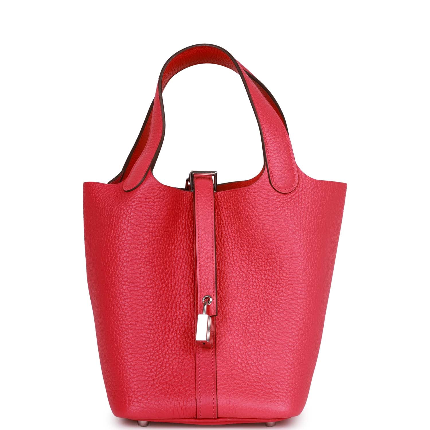 Hermes Picotin Lock Cas Ue Rose Extreme And Travel Bag