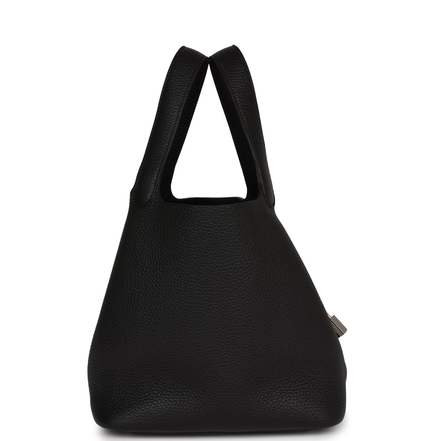 Hermes Picotin Lock Clemence Palladium Hardware Handbag Black Travel Bag Hardware 3