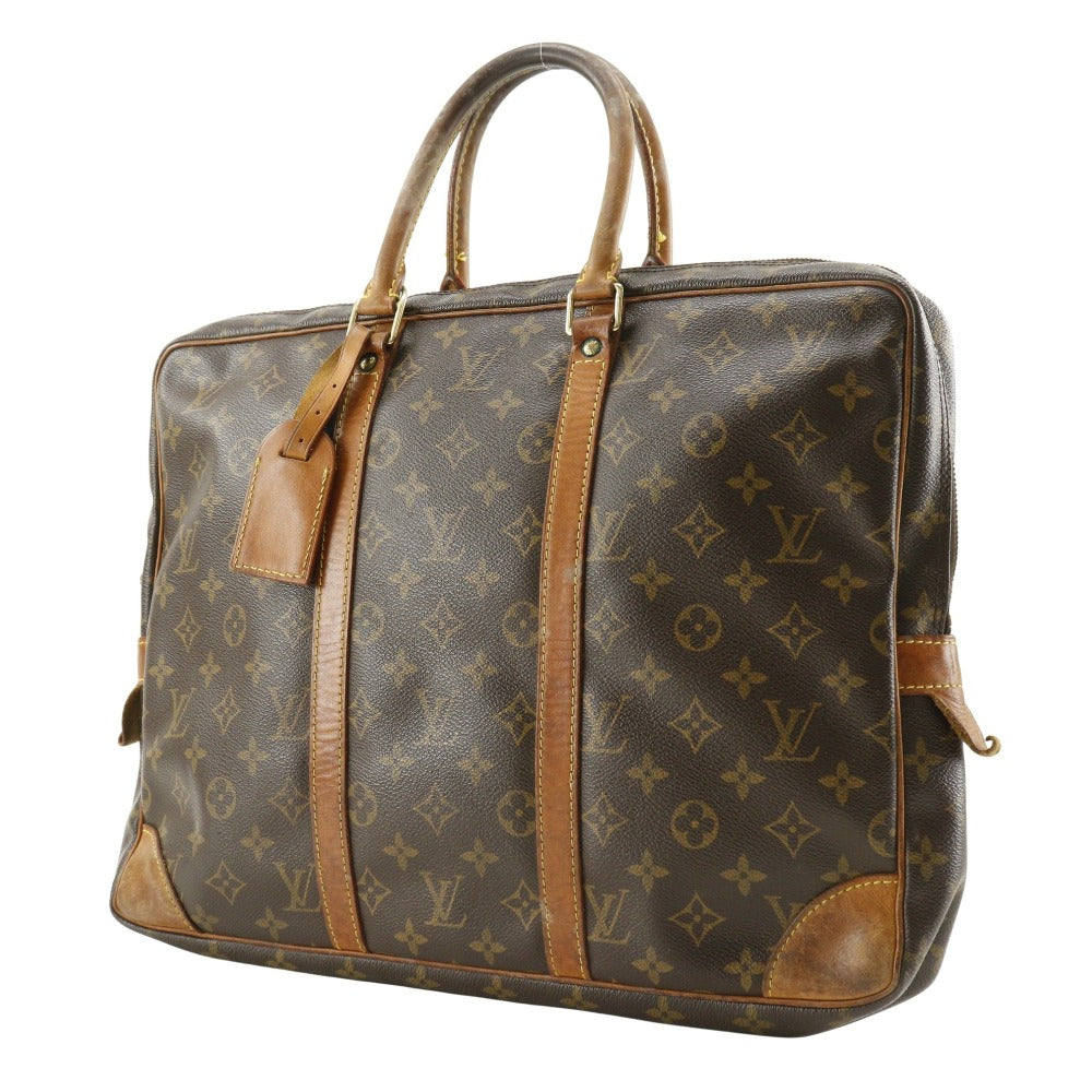 Louis Vuitton Business M53361 Briefcase Porto Documan Monogram Canvas Brown Handbag