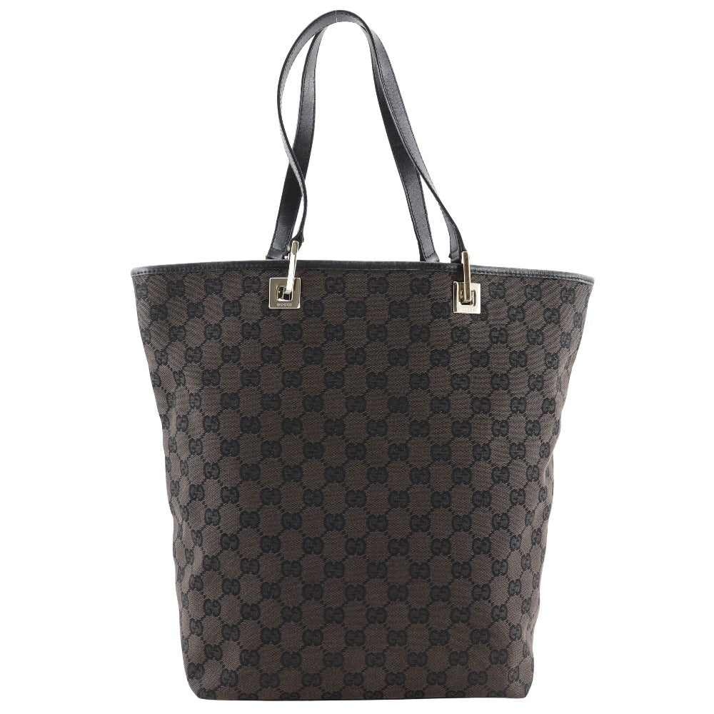 Gucci 002. GG Canvas Brown Tote Bag