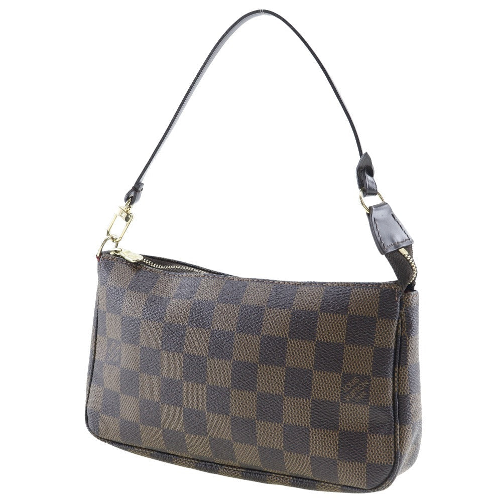Louis Vuitton Pouch N51983 Damier Accessory pouch Canvas Brown Handbag