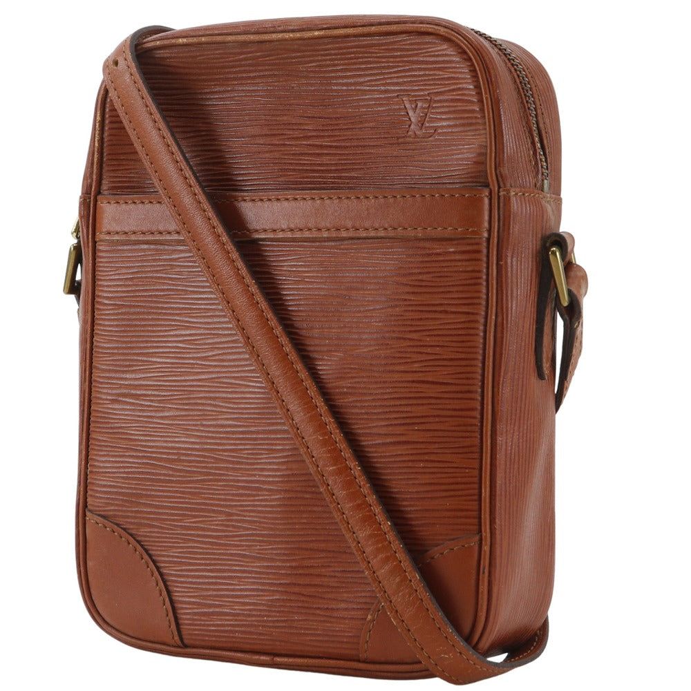 Louis Vuitton Epi Danube Leather Brown Shoulder Bag