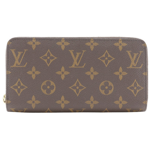 Louis Vuitton Long Purse M42616 Zippy Monogram Canvas Brown Wallet Case 8