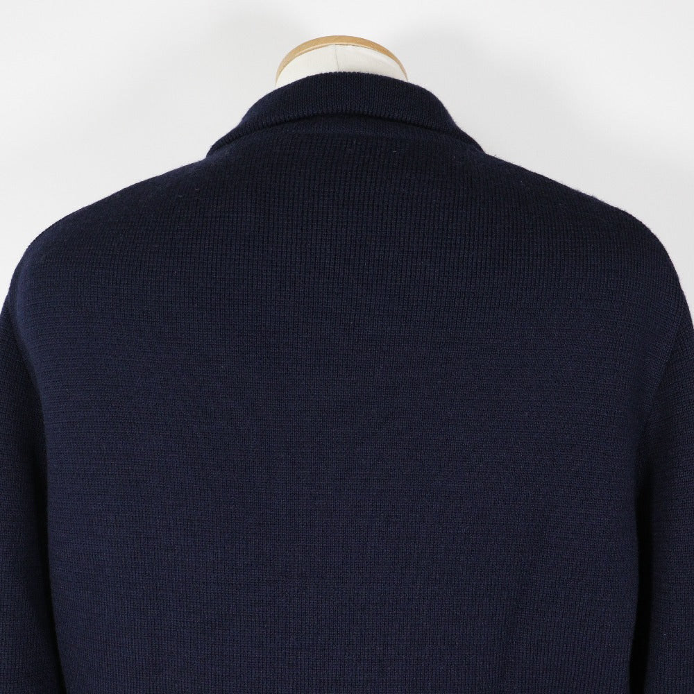 Gucci sweater Zip up XL Cotton Navy Apparel